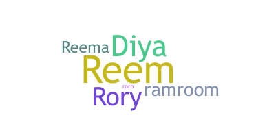 Nickname - Reema