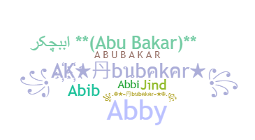 Nickname - Abubakar