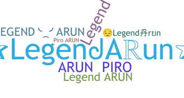 Nickname - LegendArun