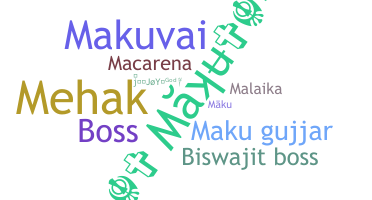 Nickname - MaKu