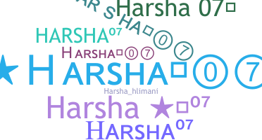 Nickname - Harsha07