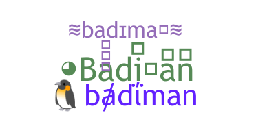 Nickname - badiman