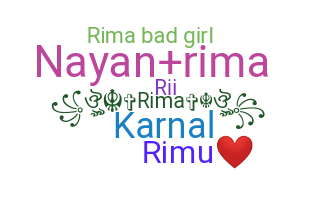 Nickname - Rima