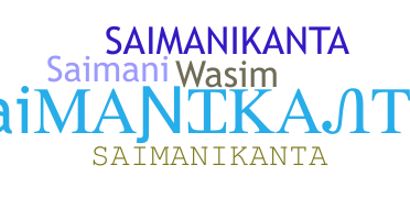Nickname - Saimanikanta