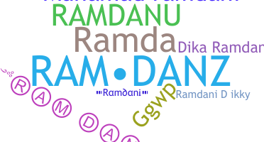 Nickname - Ramdani