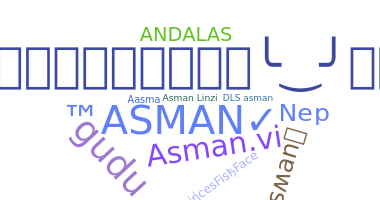 Nickname - Asman