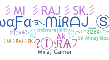 Nickname - Miraj