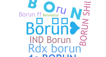 Nickname - Borun