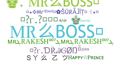 Nickname - mr.boss