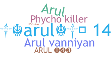 Nickname - Arul143