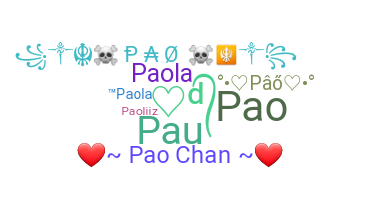 Nickname - pao