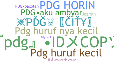 Nickname - PDG