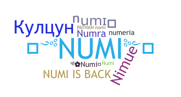 Nickname - Numi