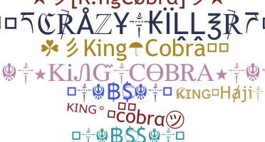 Nickname - KingCobra