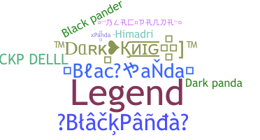 Nickname - BlackPanda