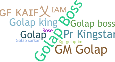 Nickname - golap