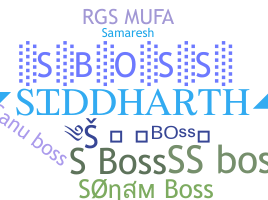 Nickname - sboss