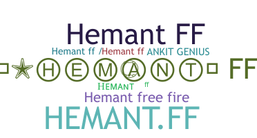 Nickname - Hemantff