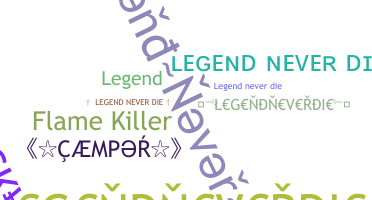 Nickname - LegendNeverDie