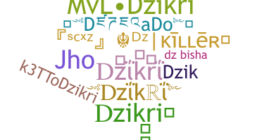 Nickname - Dzikri