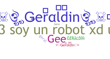 Nickname - Geraldin