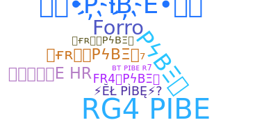 Nickname - pibe