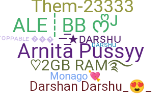 Nickname - Darshu