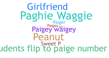 Nickname - Paige