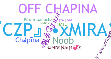 Nickname - chapina