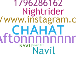 Nickname - navil