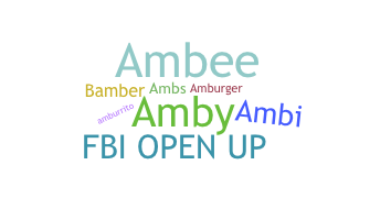 Nickname - Amber
