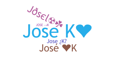 Nickname - JoseK