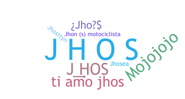 Nickname - Jhos