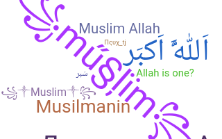 Nickname - Muslim