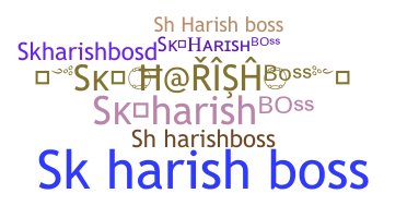 Nickname - SkHarishBoss