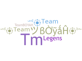 Nickname - Teamboyah