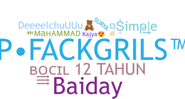 Nickname - Baidya