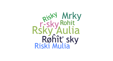 Nickname - Rsky