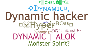 Nickname - Dynamic