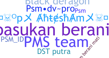 Nickname - PSm