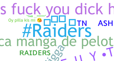 Nickname - Raiders
