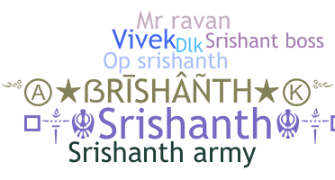 Nickname - Srishanth