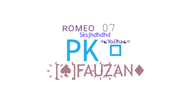 Nickname - Romeo07