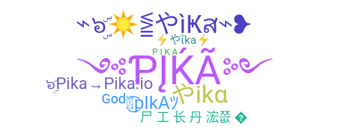 Nickname - Pika