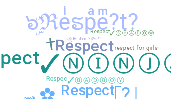 Nickname - Respect