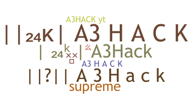 Nickname - a3hack