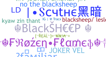 Nickname - blacksheep