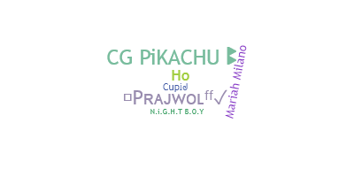 Nickname - CGpikachu