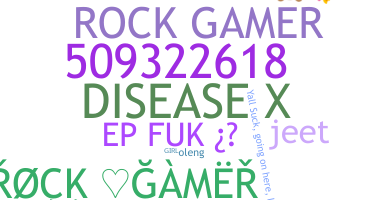 Nickname - Rockgamer