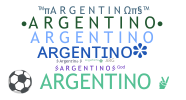 Nickname - Argentino